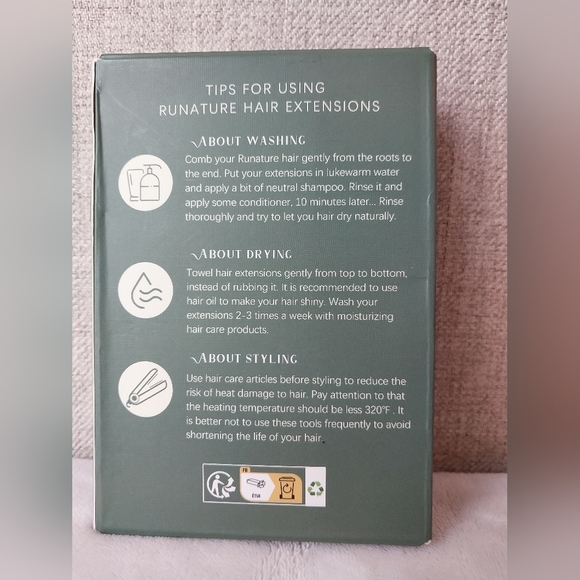 14" Runature Secret Wire 100% Human Hair 70 gr in brown - Picture 6 of 7